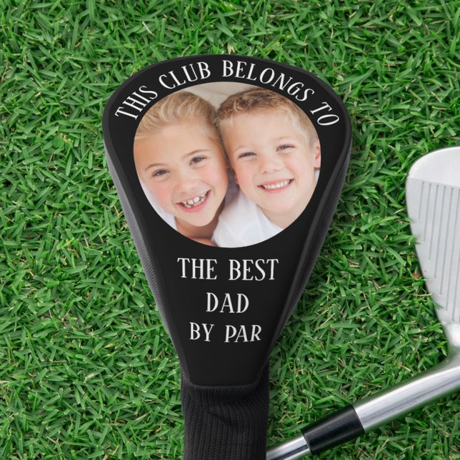Best Dad By Par Photo Golf Head Cover (Creator Uploaded)