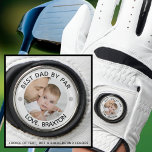 BEST DAD BY PAR Photo Personalised Golf Glove<br><div class="desc">Create a personalised golf glove for the golf enthusiast father (or anyone) with an editable title BEST DAD BY PAR and your custom text in your choice of colours. Makes a great Father's Day, Dad birthday or holiday gift. ASSISTANCE: For help with design modification or personalisation, colour change, resizing, transferring...</div>