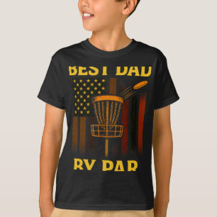 Best Dad By Par - Retro Disc Golf Sket T-Shirt