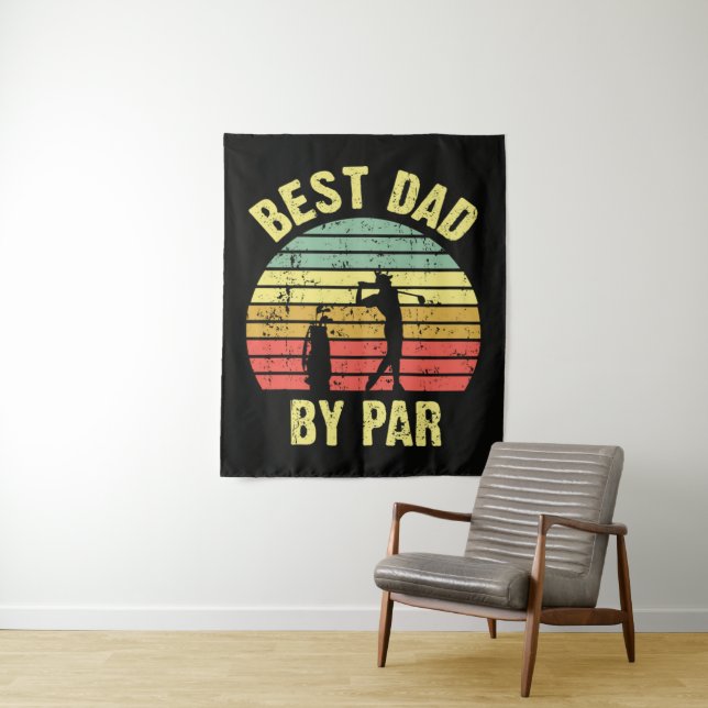 Best Dad By Par Tapestry (In Situ)