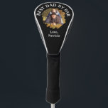 Best Dad by Par with Custom Photo Father's Day Golf Head Cover<br><div class="desc">It is a unique gift for a golfer on Father’s Day,  Grandpa's birthday,  wedding party,  golf outing,  or retirement party.</div>