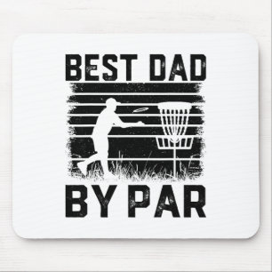 Best Dad By R For Disc Golf Lovers - Funny Father' Mouse Pad