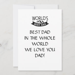 BEST DAD CARD,FATHER DAY CARD