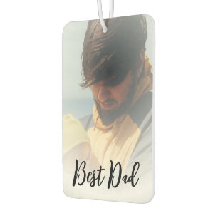 best dad custom full photo  car air freshener