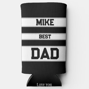 Best dad custom minimalistic father day gift seltzer can cooler