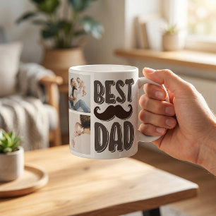 Best Dad Custom Photo Father's Day Gift For Dad Mu Coffee Mug
