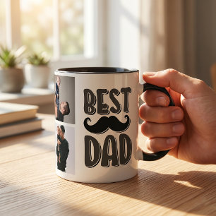 Best Dad Custom Photo Father's Day Gift For Dad Mu Mug