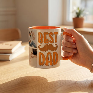 Best Dad Custom Photo Father's Day Gift For Dad Mu Mug
