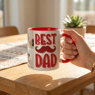 Best Dad Custom Photo Father's Day Gift For Dad Mug