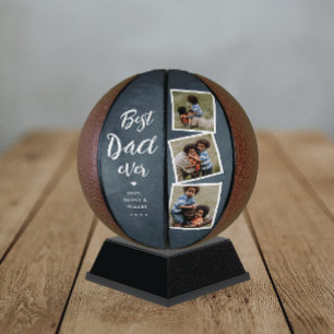 Best Dad Ever 3 Photo Fathers Day College Basketball