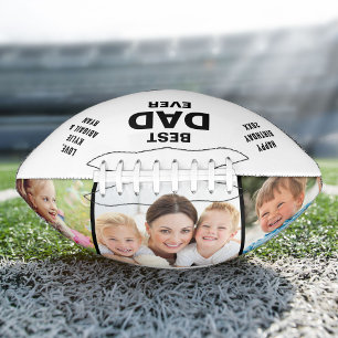 Best Dad Ever 3 Photo Football