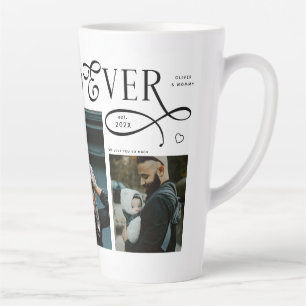Best Dad Ever 3 Photos Heart fathers Day Gifts Latte Mug