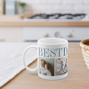 Best Dad Ever 4 Photo Collage Coffee Mug