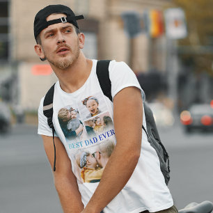 Best Dad Ever 4 Photo T-Shirt