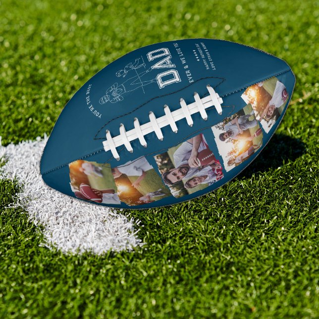 Best Dad Ever | 5 Photo Father's Day Football (Creator Uploaded)