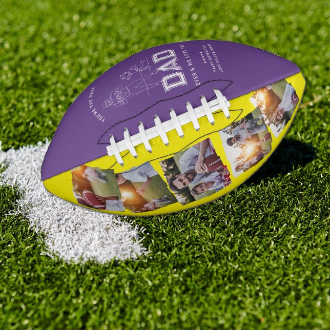Best Dad Ever | 5 Photo Father's Day Football (Creator Uploaded)