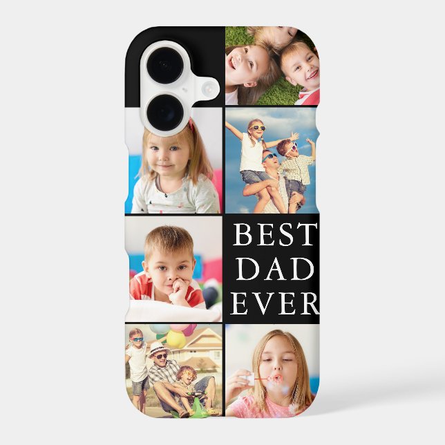 BEST DAD EVER 6 Photo Collage (Back)
