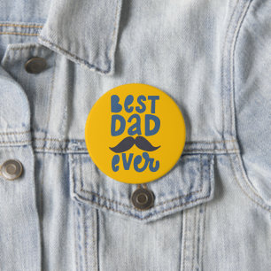 Best Dad Ever 7.5 Cm Round Badge