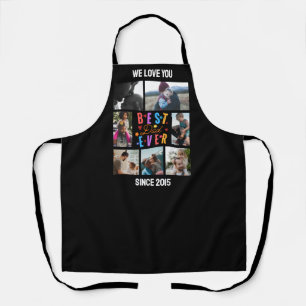 Best Dad Ever 7 Photo Collage Apron