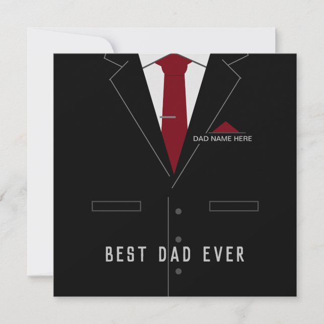 Best DAD Ever - Add Your Name /Text - Personalised (Front)
