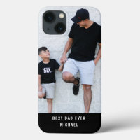 Best Dad Ever Add Your Own Photo Custom Name