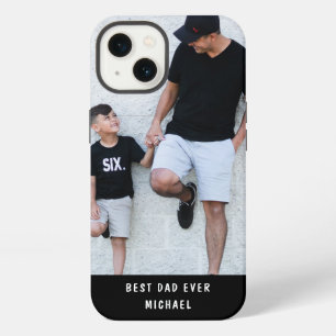 Best Dad Ever Add Your Own Photo Custom Name iPhone 13 Case