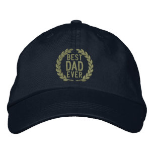 Best Dad Ever All Star SuperDad Embroidery Embroidered Hat