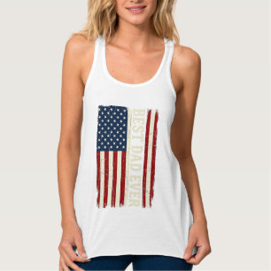 Best Dad Ever American Flag Vintage Vector Shirt_1 Singlet