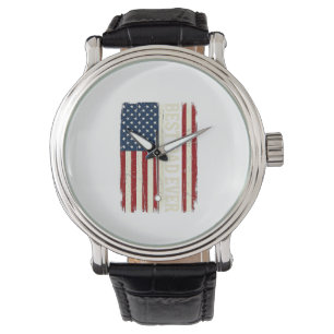 Best Dad Ever American Flag Vintage Vector Shirt_1 Watch