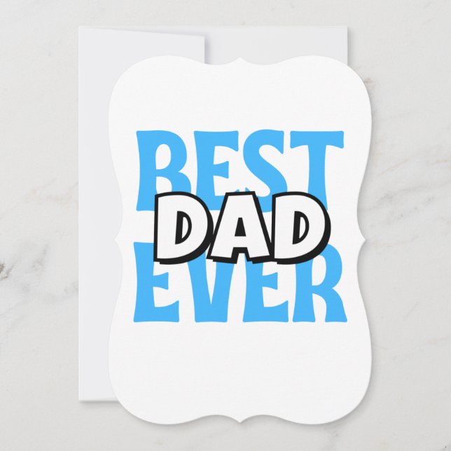 Best Dad Ever Announcement (Front)