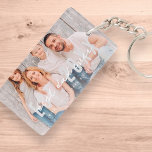 Best Dad Ever Athletic Modern Photo Father's Day Key Ring<br><div class="desc">This simple and modern design is composed of san serif and playful script typography.</div>