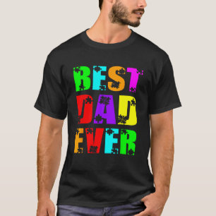 Best Dad Ever Autism Father Daddy Awareness Autist T-Shirt