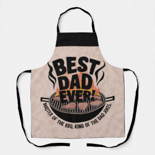 Best Dad Ever BBQ Design – King of the Grill  Apron