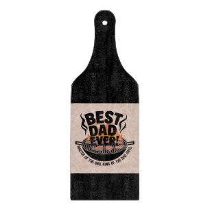 Best Dad Ever BBQ Design – King of the Grill  Cutting Board