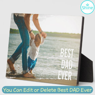 Best Dad Ever Best Father Ever custom photo Plaque