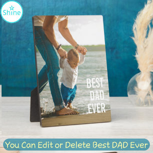 Best Dad Ever Best Father Ever custom photo Plaque