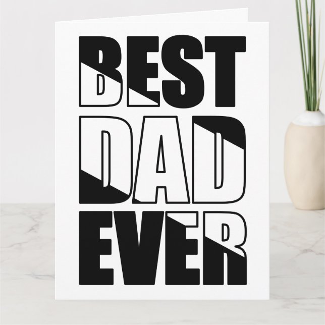 Best Dad Ever Big Father’s Day Card (Front)
