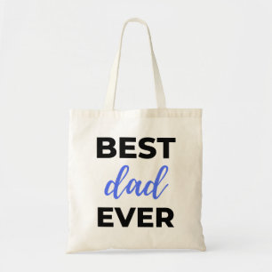 Best Dad Ever Black Tote Bag