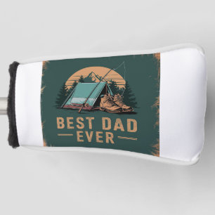 Best Dad Ever Camping Design Golf Head Cover