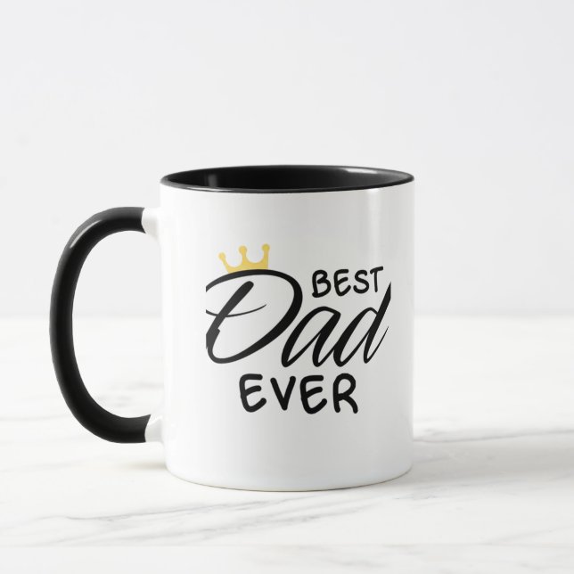 Best Dad Ever Coffee Mug (Left)