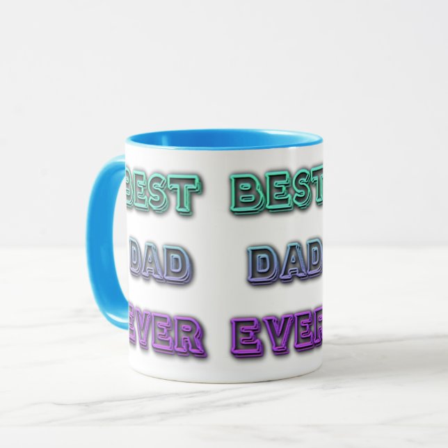 BEST DAD EVER Combo Mug (Front Left)
