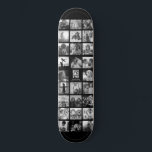 Best Dad Ever Cool Trendy Instagram Photo Collage Skateboard<br><div class="desc">Modern Instagram Photo Collage for the Best Dad Ever! Personalise with your custom family photos as well as message with names and make this the coolest Father's Day or Birthday gift ever! This design is black and white. For colour version go here: https://www.zazzle.com/best_dad_ever_cool_trendy_instagram_photo_collage_skateboard-186830258857925000</div>