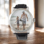 Best Dad Ever Cool Trendy Photo Instagram Watch<br><div class="desc">Celebrate your amazing dad with our Best Dad Ever Cool Trendy Photo Instagram Watch! This stylish timepiece features a customisable Instagram-inspired design where you can add your favourite photo and personalised text to create a heartfelt keepsake. Perfect for Father’s Day, birthdays, or any special occasion, this watch combines modern flair...</div>