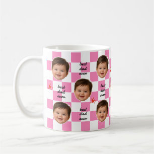 Best Dad Ever Custom Baby Photo Mug