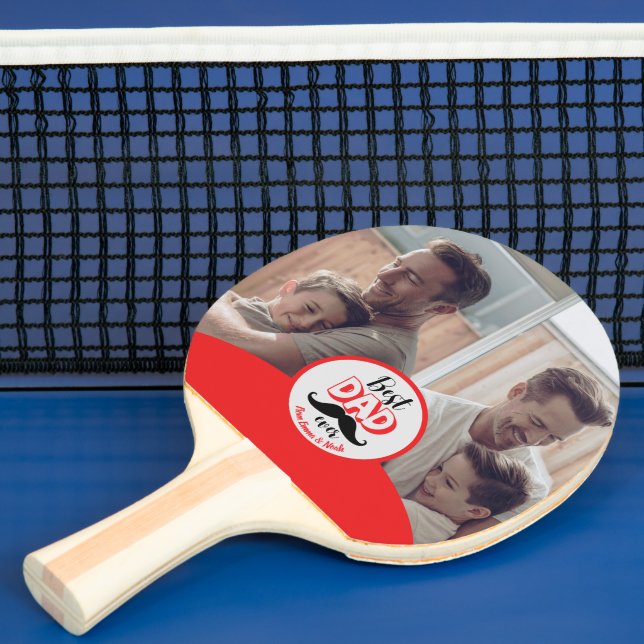 Best Dad Ever Custom Father's Day Gift Ping Pong Paddle (Insitu)
