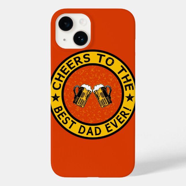 BEST DAD EVER custom iPhone case (Back)