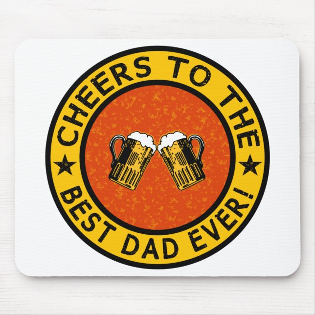 BEST DAD EVER custom mousepad (Front)