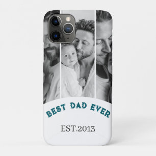 Best Dad Ever Custom Multi Photo Collage Case-Mate iPhone Case