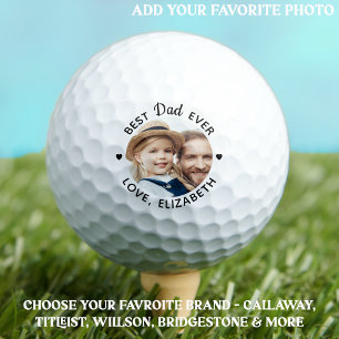 Best DAD Ever Custom Photo Budget Personalised Golf Balls