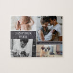 Best Dad Ever Custom Photo Collage Family Jigsaw Puzzle<br><div class="desc">Cherish Memories with "Best Dad Ever" Custom Photo Collage Family Jigsaw Puzzle 🧡 Celebrate the Best Dad This Father's Day, gift the embodiment of cherished memories and love with a personalised "Best Dad Ever" photo collage jigsaw puzzle. Tailored with heartfelt moments, create a keepsake that’s not just a gift but...</div>
